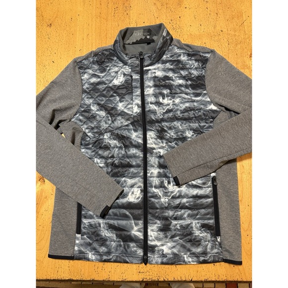 Greyson Men's Grey Smoke Camo Yukon Hybrid Full Zip Jacket Size XL NWT $298